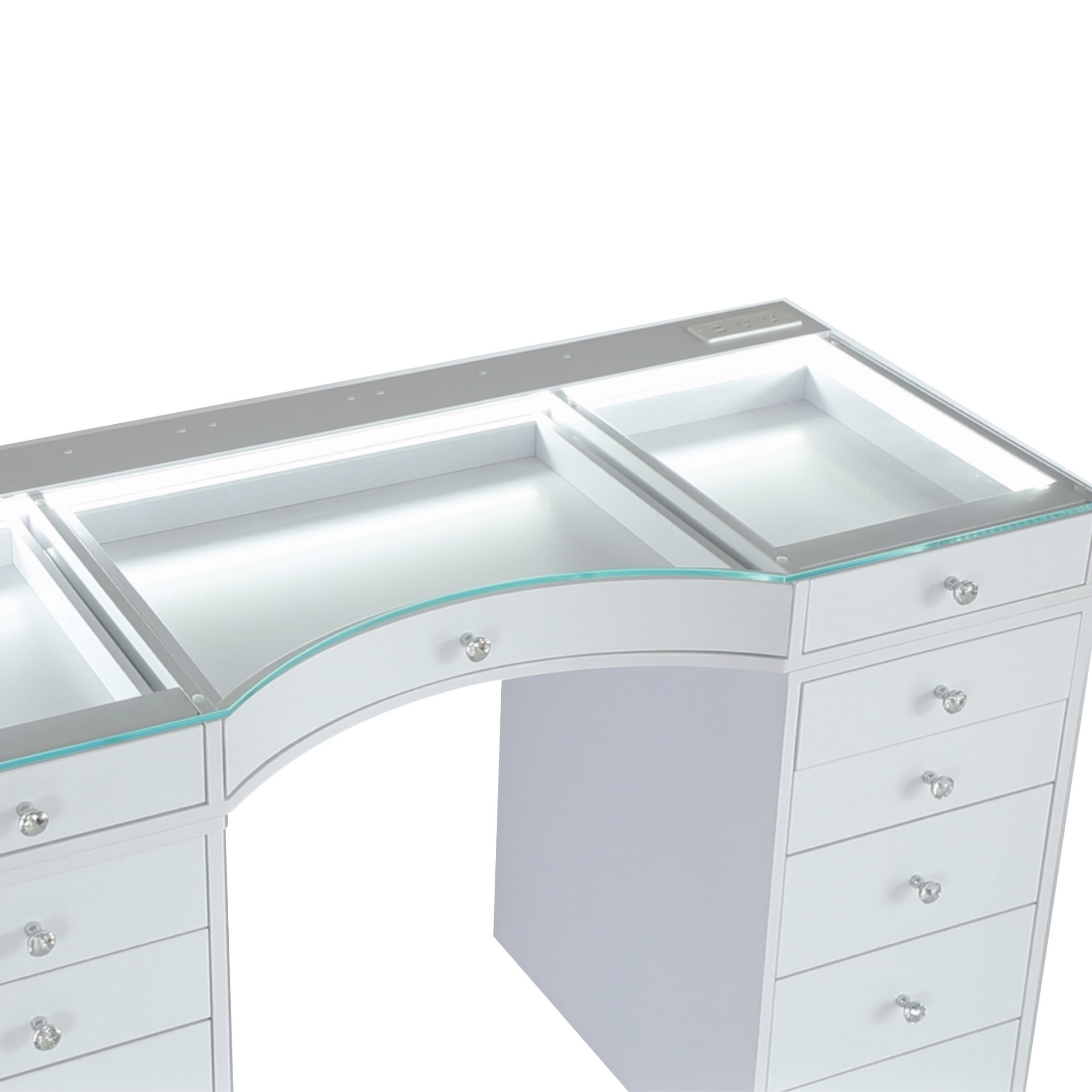 SlayStation® Concave Plus 2.0 Vanity Table w/ LED Light