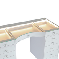 SlayStation® Concave Plus 2.0 Vanity Table w/ LED Light