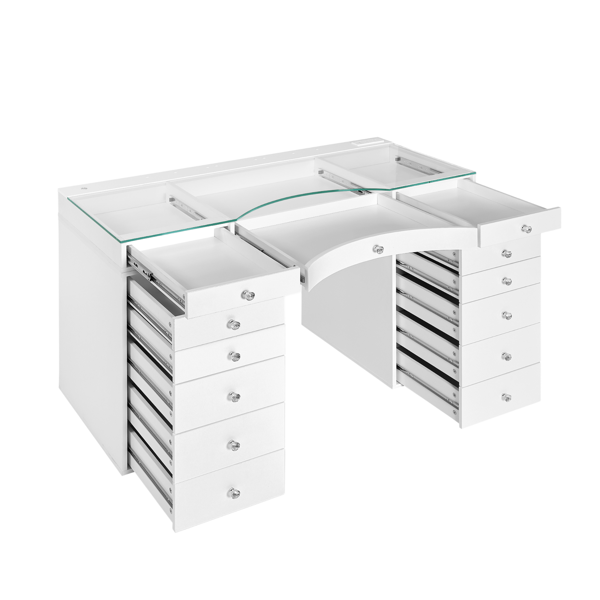 SlayStation® Concave Plus 2.0 Vanity Table w/ LED Light