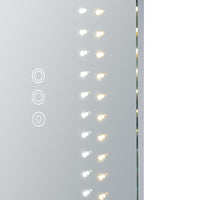 Stage Lite Arch Full Length Vanity Mirror- Dotted- Sensor View
