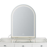 Stage Lite Arch XL Vanity Mirror-Dotted- Front View