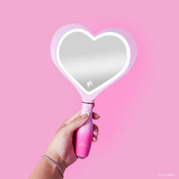Barbie Handheld Heart Mirror-FRONT HAND
