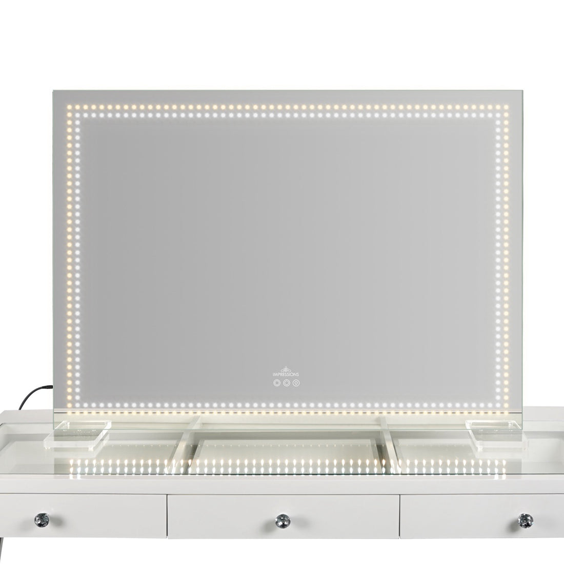 Stage Lite Pro Vanity Mirror- Dotted- Front View