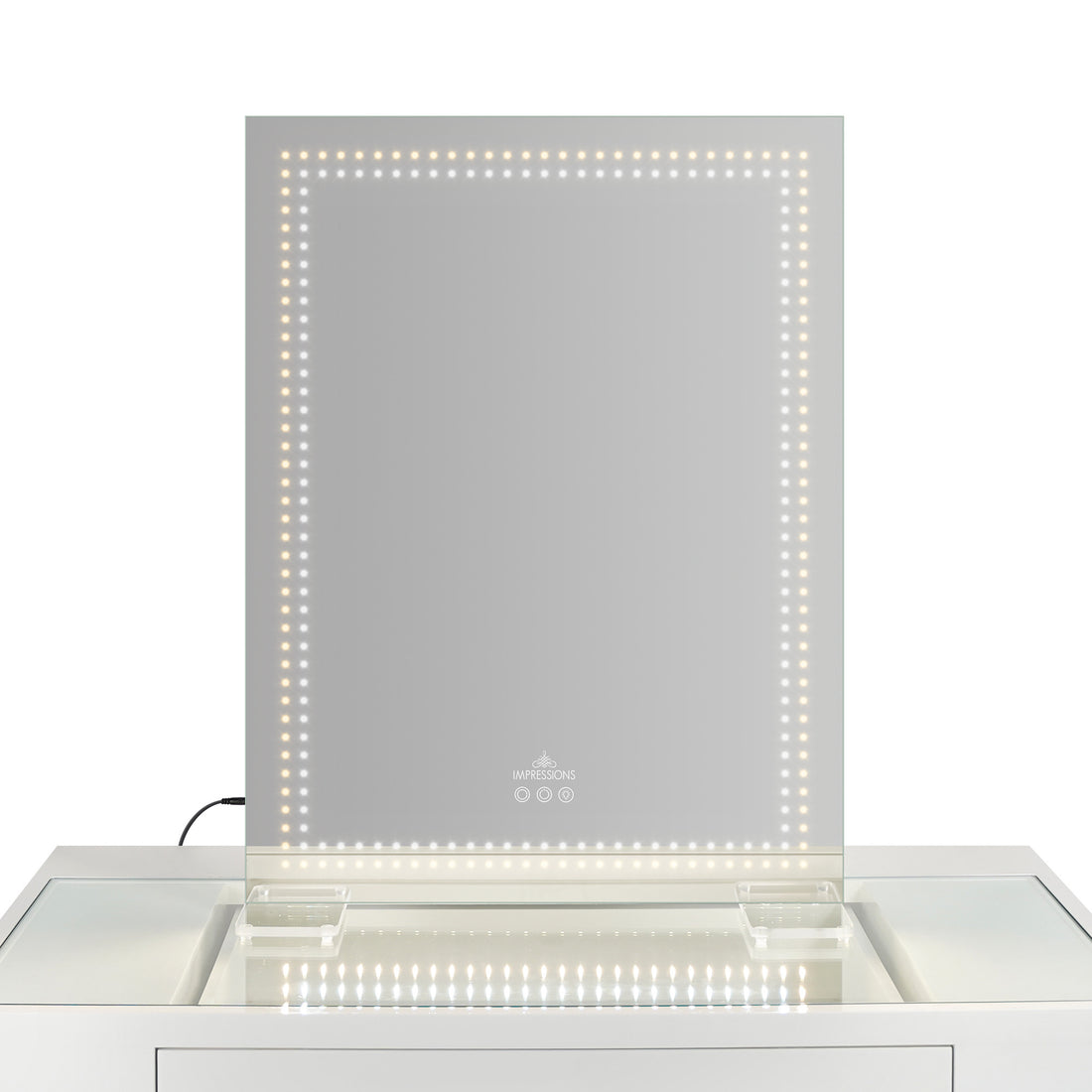 Stage Lite XL Vanity Mirror- Dotted- Front View