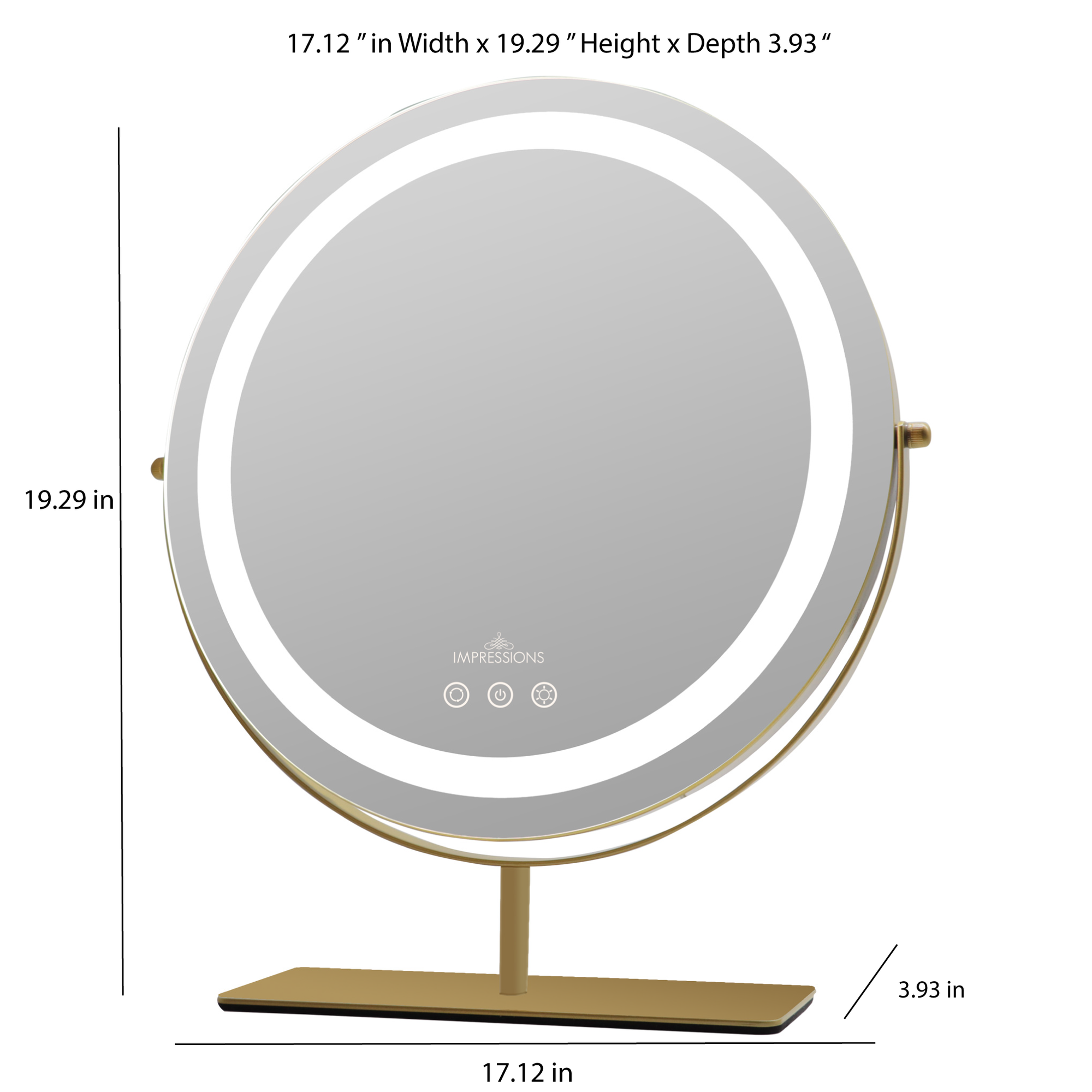 Aura Tri-Tone LED Makeup Mirror