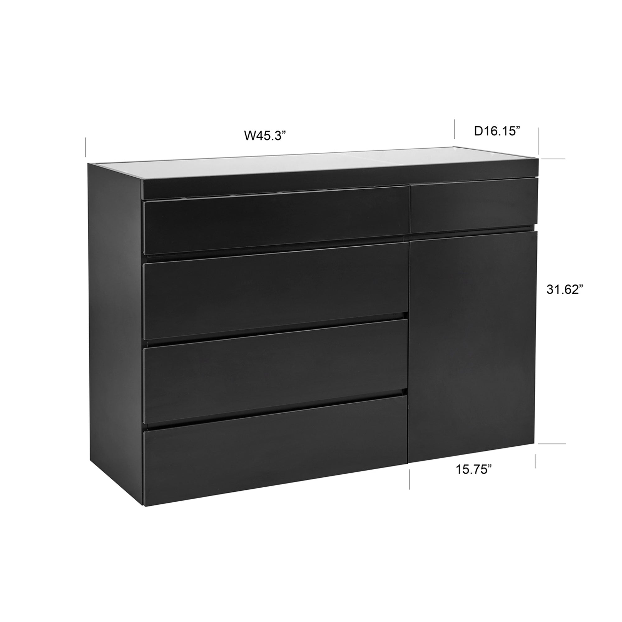 SlayStation® Credenza Vanity Display Chest with Drawers