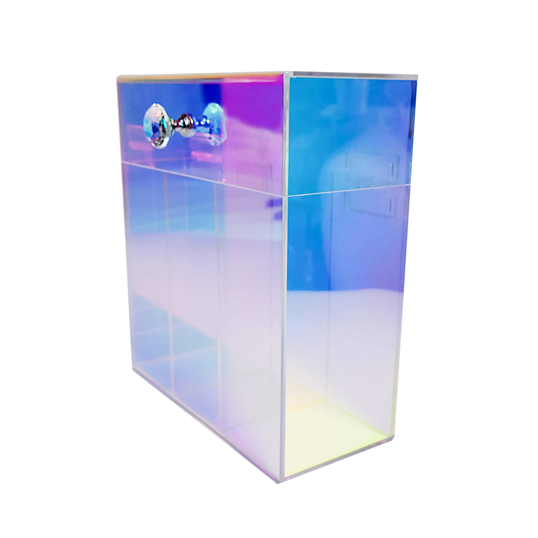 Prisma Acrylic Makeup 3-Section Brush Holder • Impressions Vanity Co.