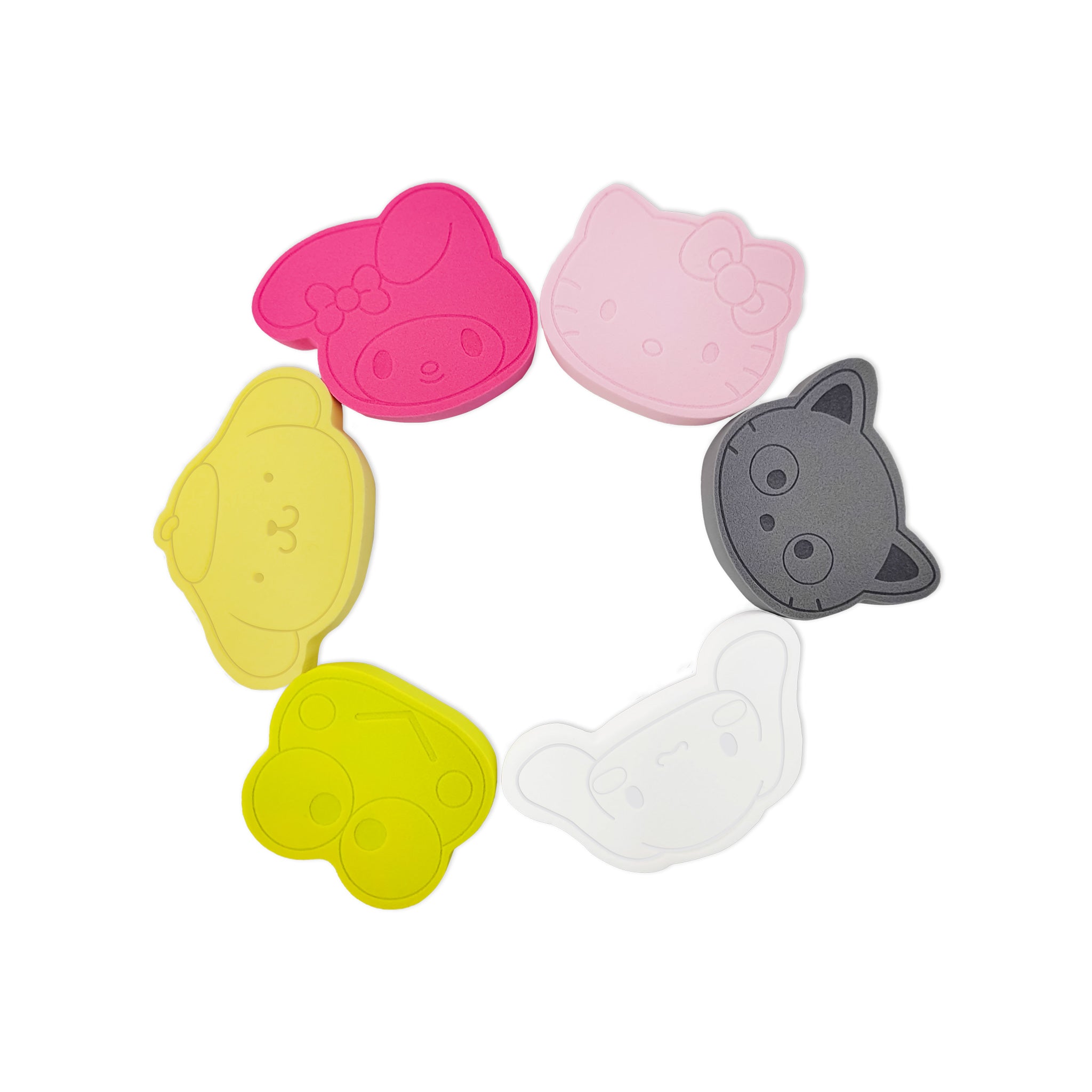 Hello Kitty® & Friends “Core” 6-PC Sponge + Tray Set • Impressions Hello Kitty® & Friends “Core” 6-PC Sponge + Tray Set • Impressions