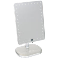 Touch Pro LED Makeup Mirror with Bluetooth Audio+Speakerphone & USB Charger