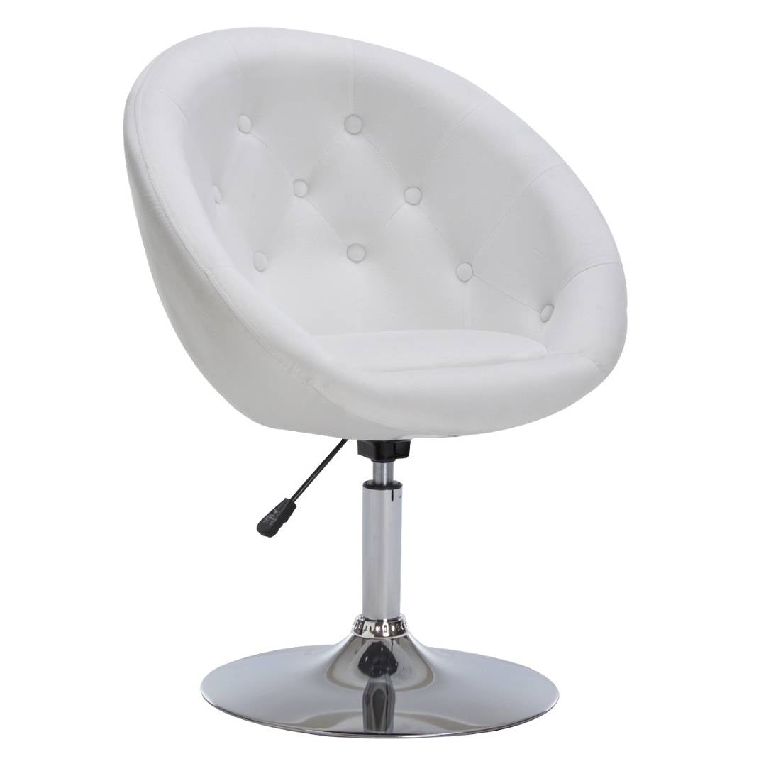 Antoinette Round Tufted Vanity Chair