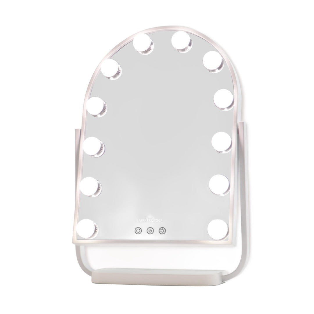 Curva Arch Tri-Tone LED Makeup Mirror