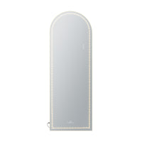 Stage Lite Arch Full Length Vanity Mirror- Dotted Warm- Front View