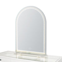 Stage Lite Arch XL Vanity Mirror-Dotted- 45 degree View