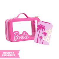 Barbie™ Makeup Carry Case + TouchPad Mini Makeup Mirror Bundle