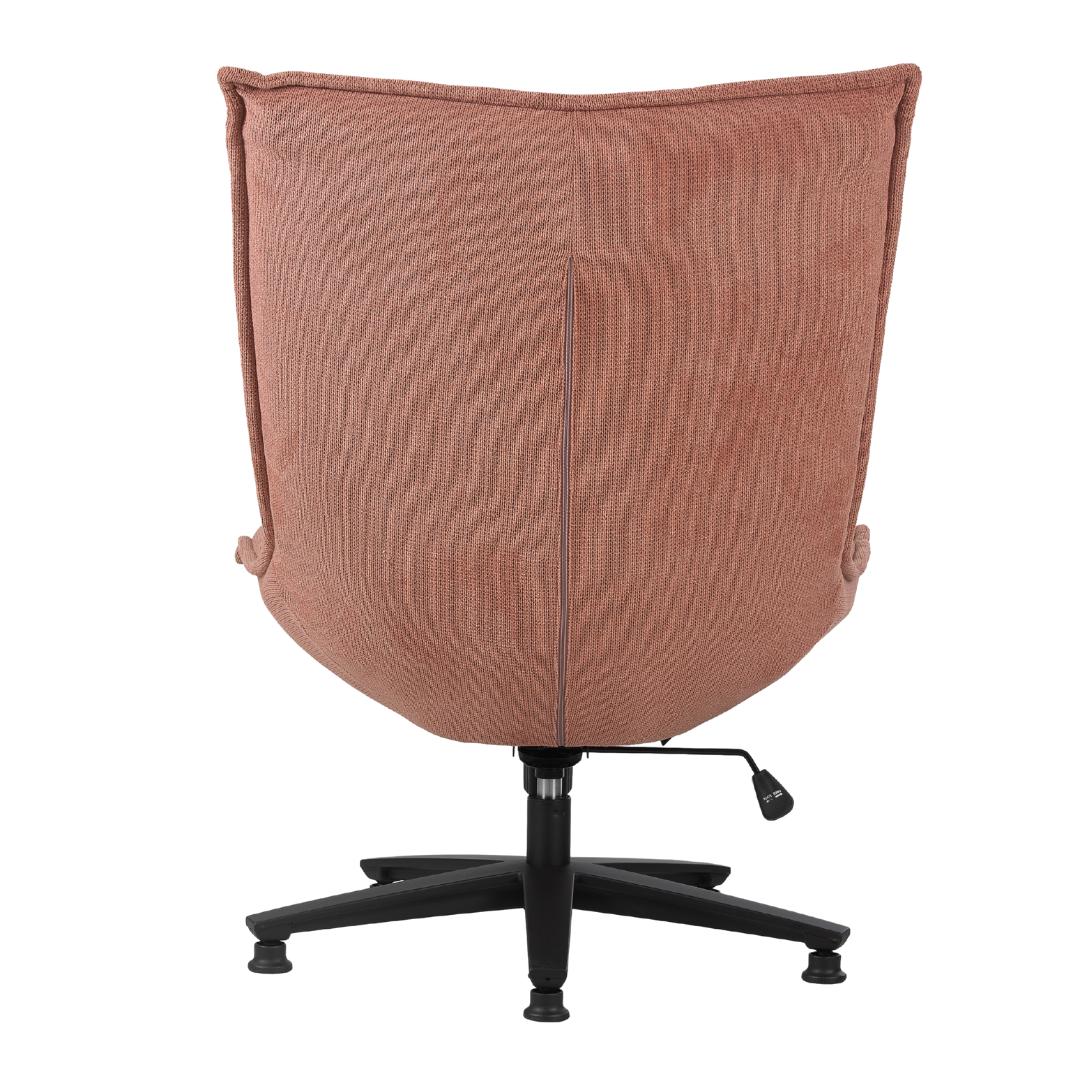 Brooke Vanity Chair in Pink Impressions Vanity Co. Aluminum Glass