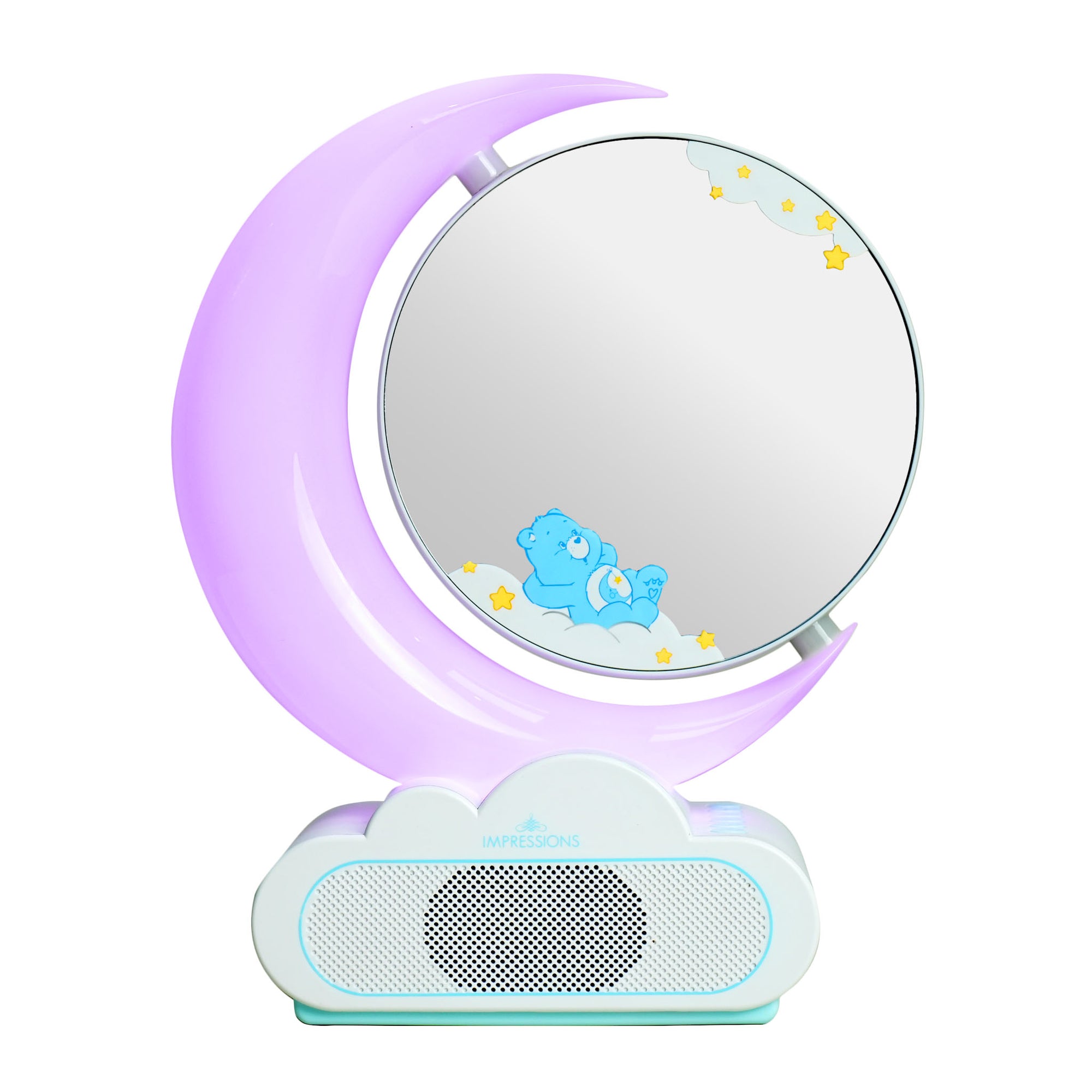 Care Bears™ Bedtime RGB Moon Lamp Makeup Mirror With Bluetooth Speaker