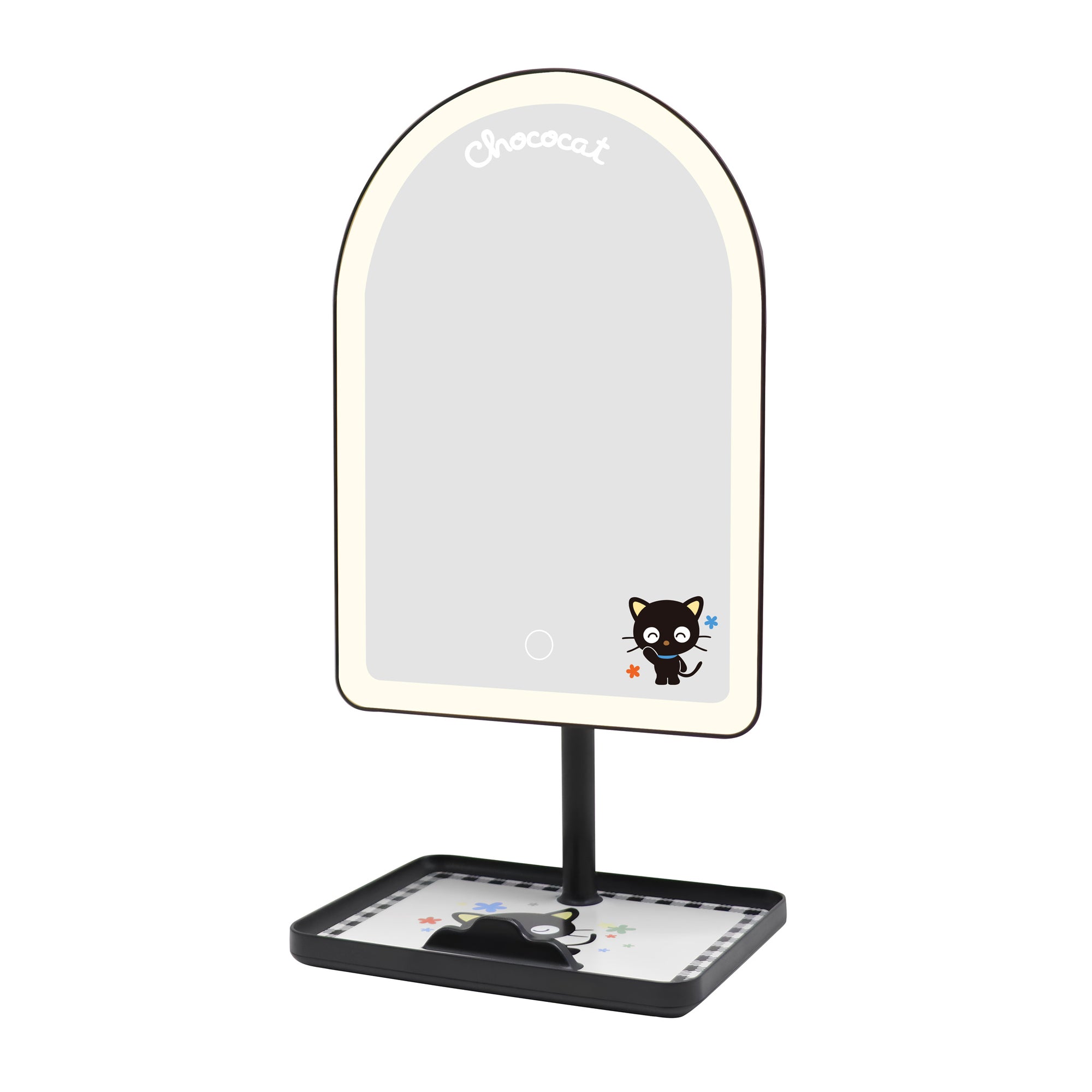 Chococat™ Arch Tri-tone LED Tabletop Makeup Mirror