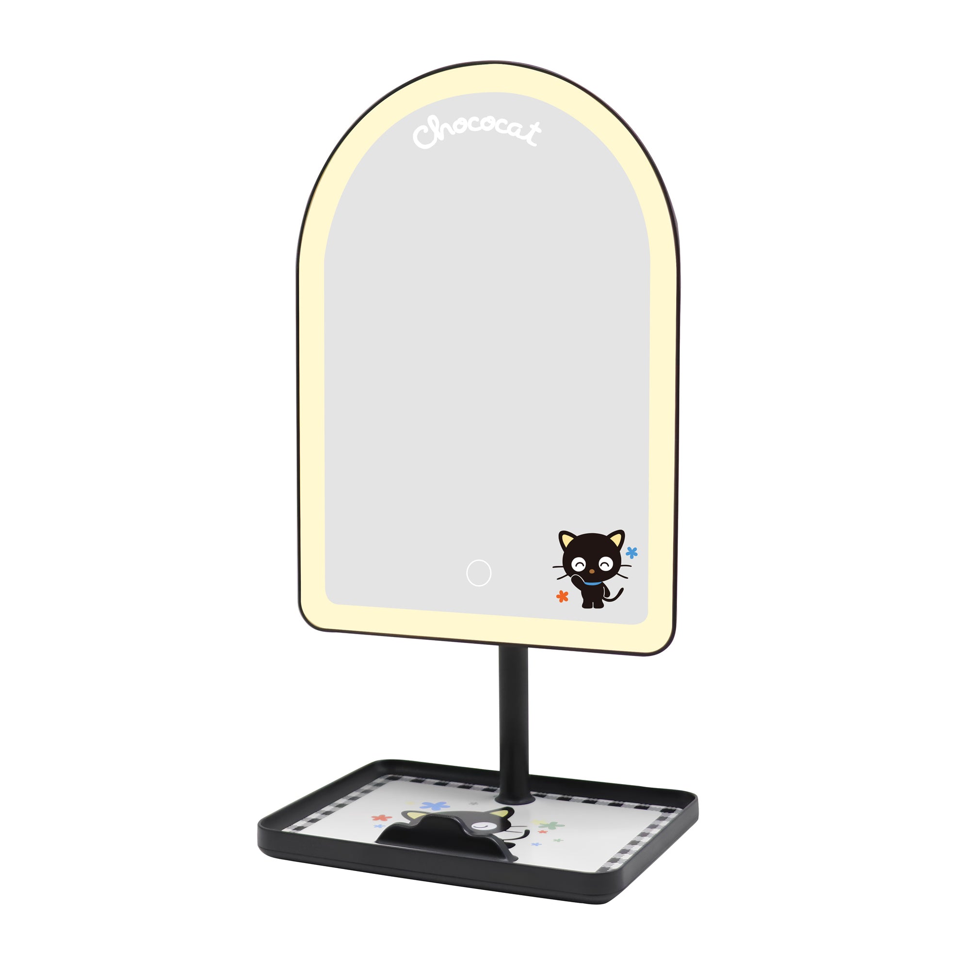 Chococat™ Arch Tri-tone LED Tabletop Makeup Mirror