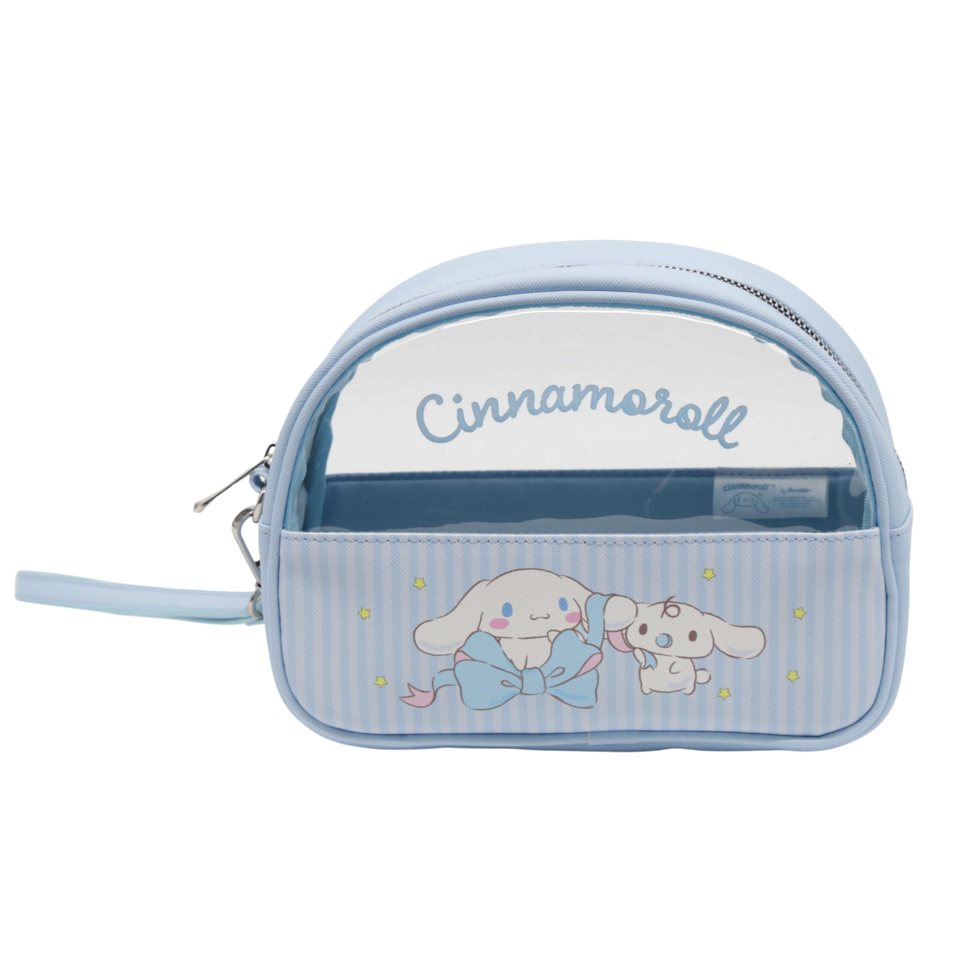 Cinnamoroll™ “Lovely Ribbon” Half Moon Clear Cosmetic Case