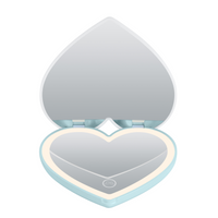 Cinnamoroll™ “Lovely Ribbon” LED Heart Compact Mirror