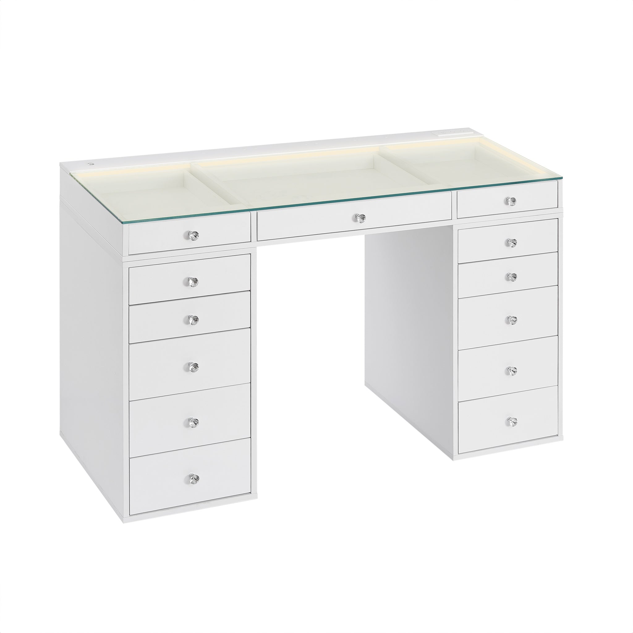 SlayStation® Lumina Plus 2.0 Vanity Table w/ LED Light
