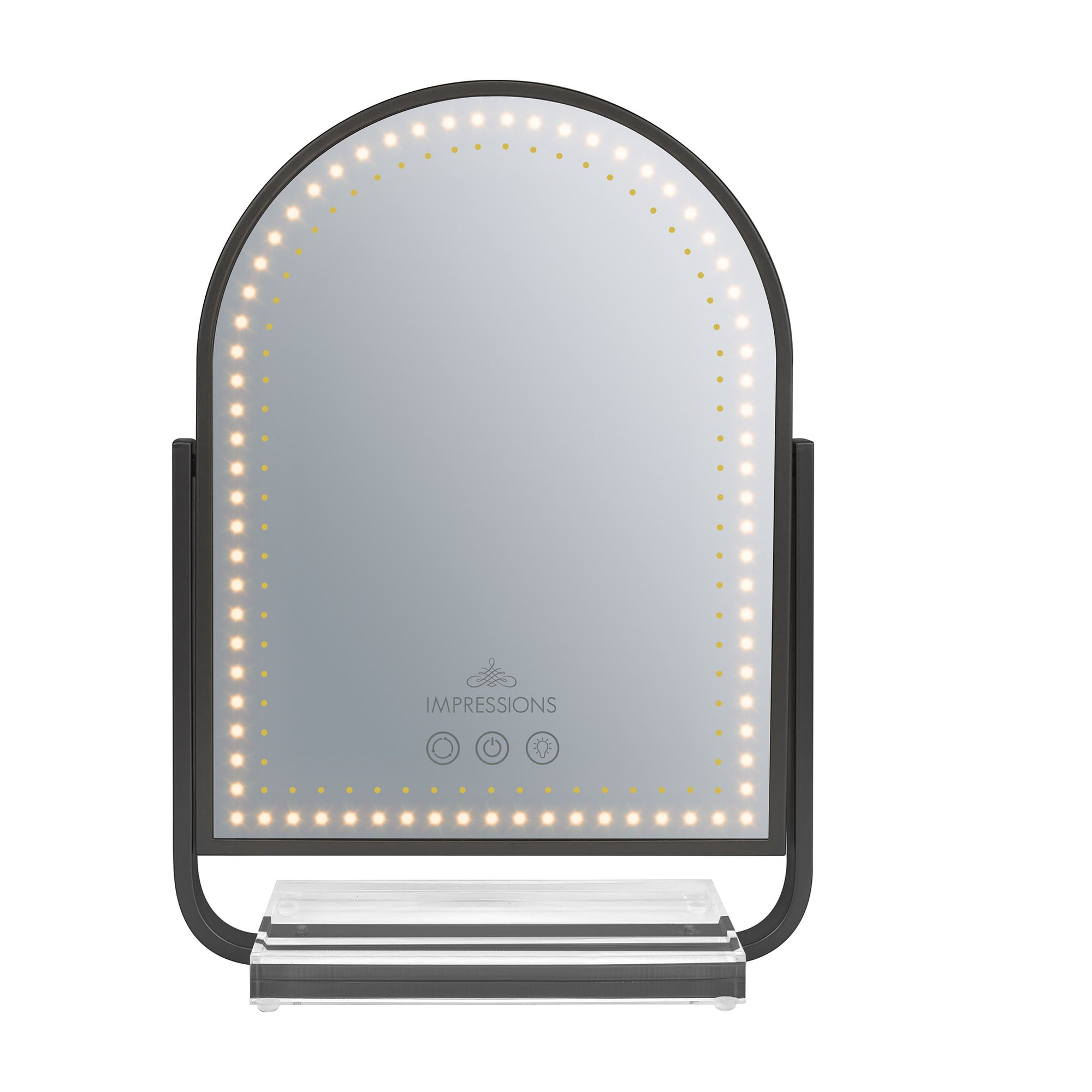 Glimmer Arch Tri-Tone LED Makeup Mirror