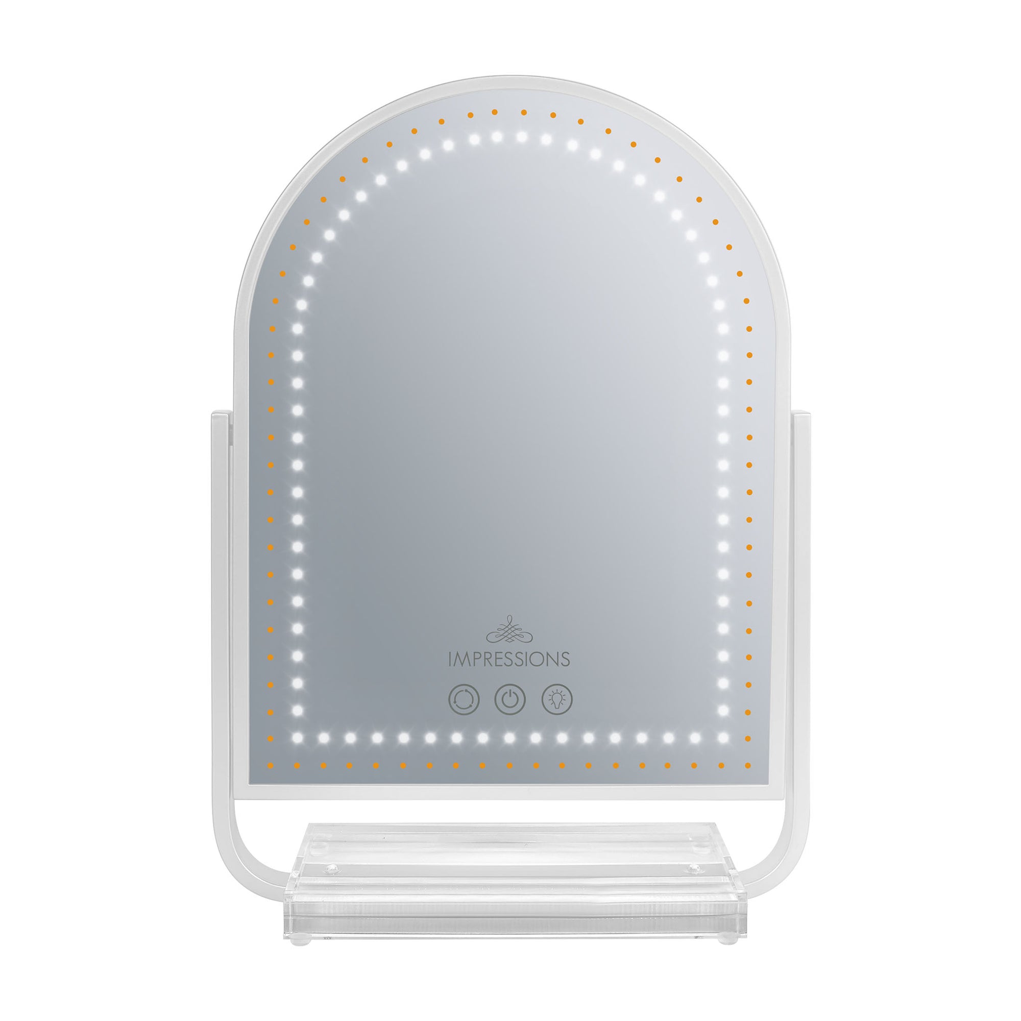 Glimmer Arch Tri-Tone LED Makeup Mirror