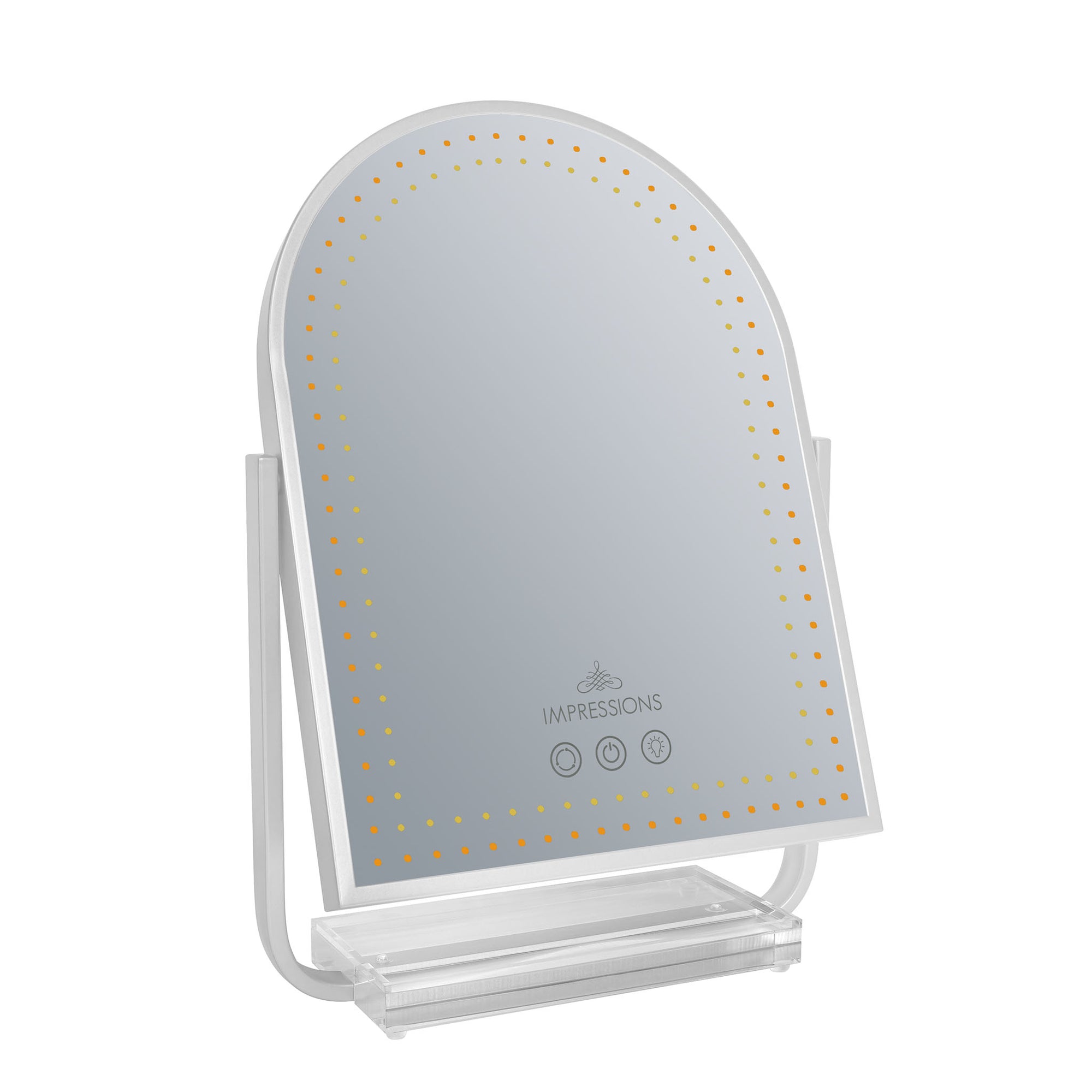 Glimmer Arch Tri-Tone LED Makeup Mirror