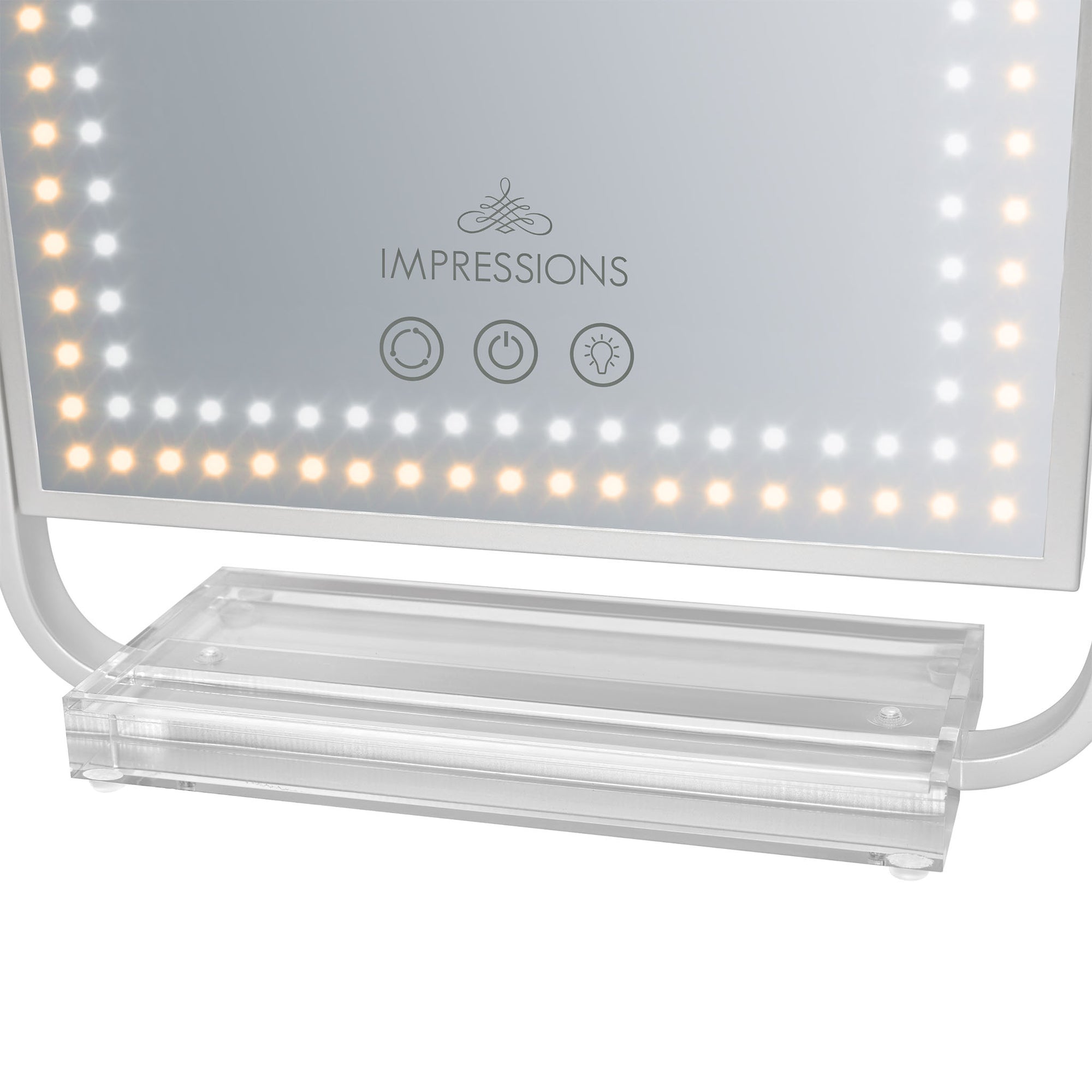 Glimmer Arch Tri-Tone LED Makeup Mirror