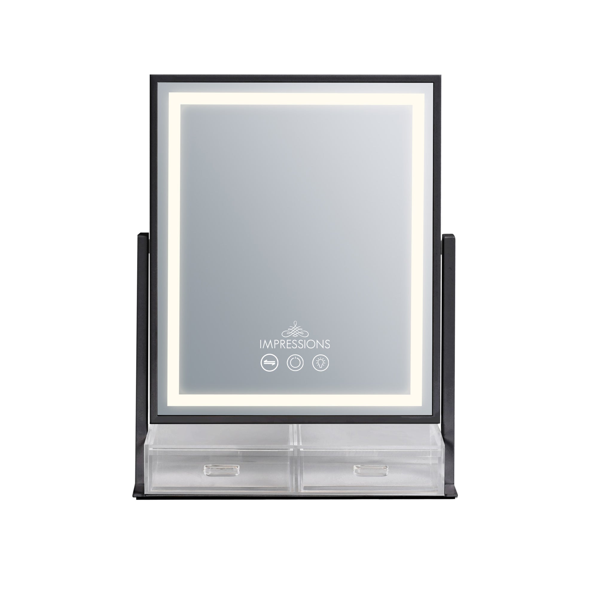 Glow &amp; Store Tri-Tone LED Makeup Mirror