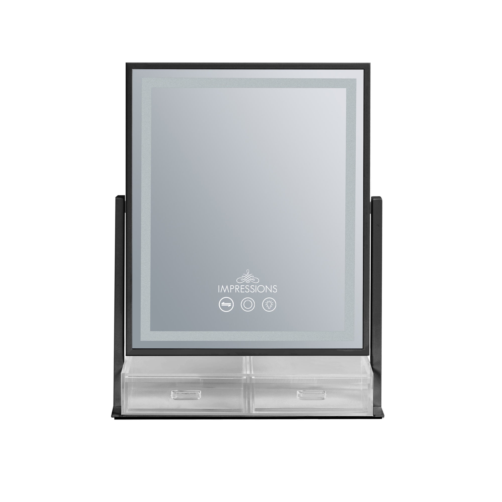 Glow &amp; Store Tri-Tone LED Makeup Mirror