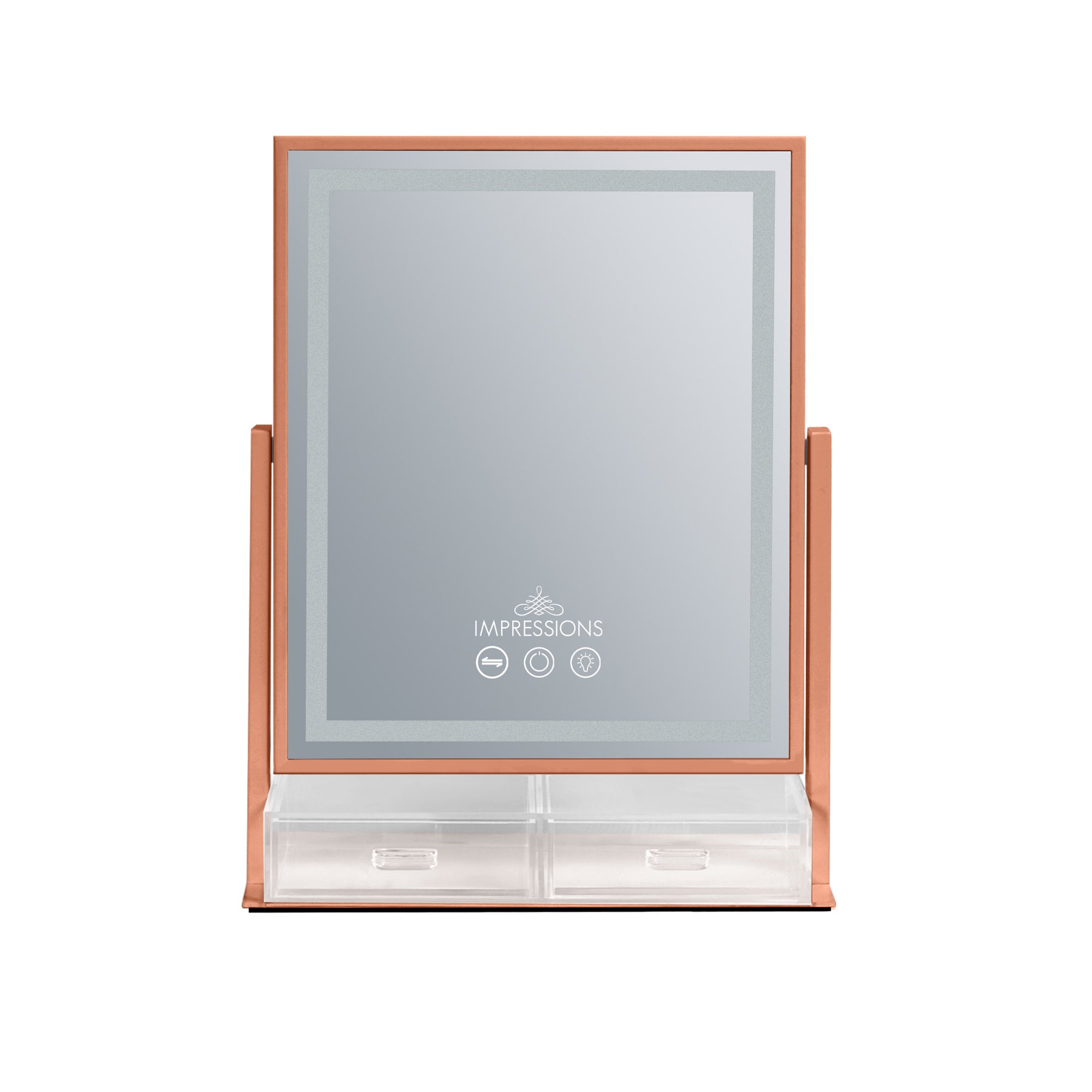 Glow &amp; Store Tri-Tone LED Makeup Mirror