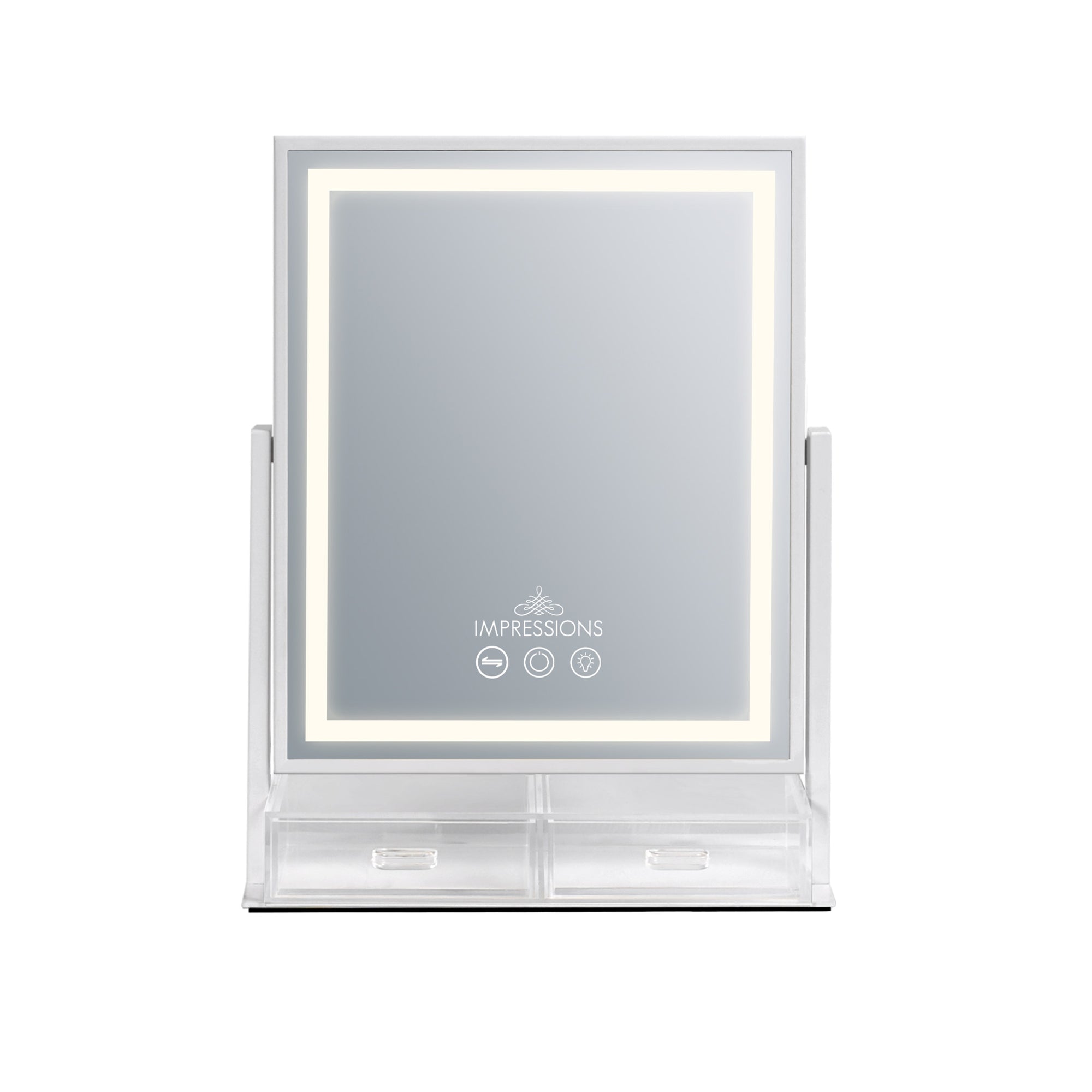 Glow &amp; Store Tri-Tone LED Makeup Mirror