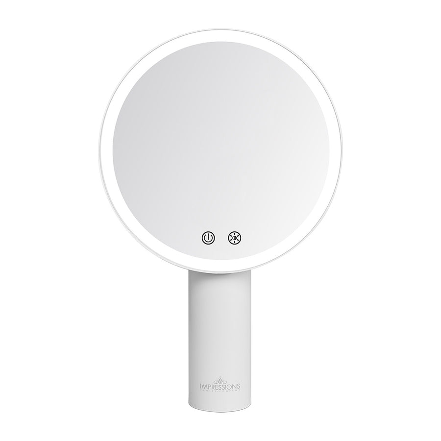 Gravity Tritone LED Makeup Mirror White Front