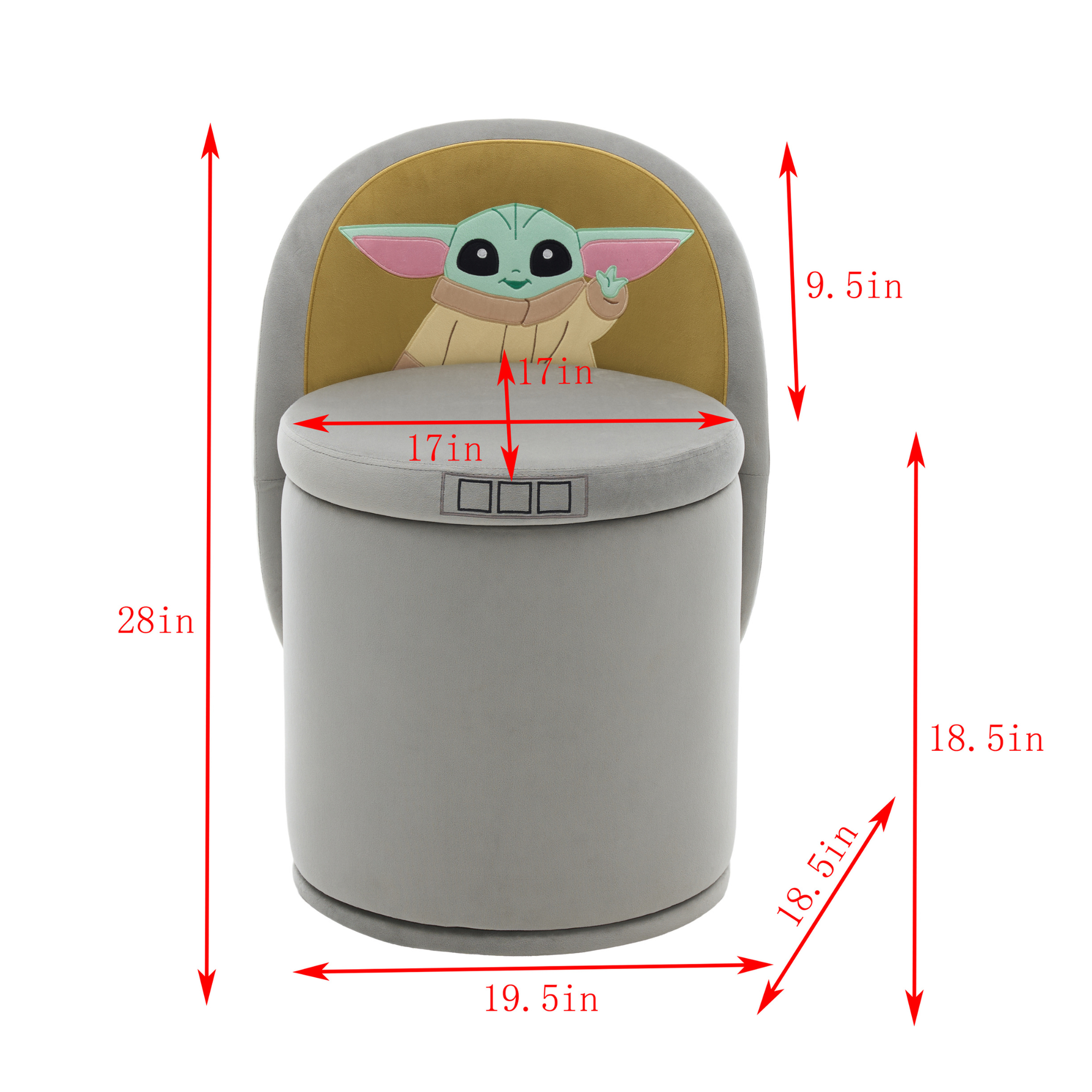 Grogu™ Hover Pram Storage Ottoman