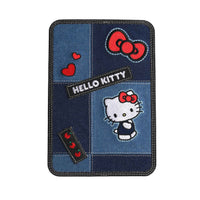 Hello Kitty® Patchwork Denim Touch Pad Folio LED Makeup Mirror