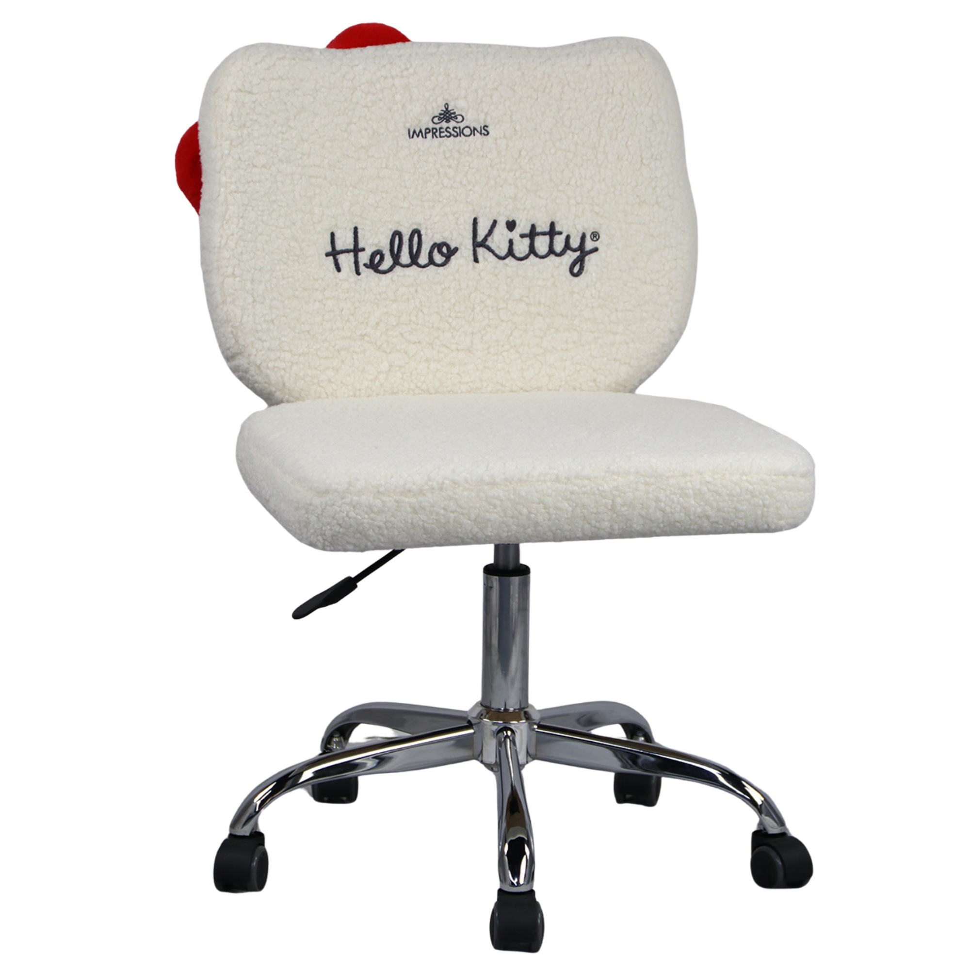 Hello Kitty® Sherpa Swivel Vanity Chair