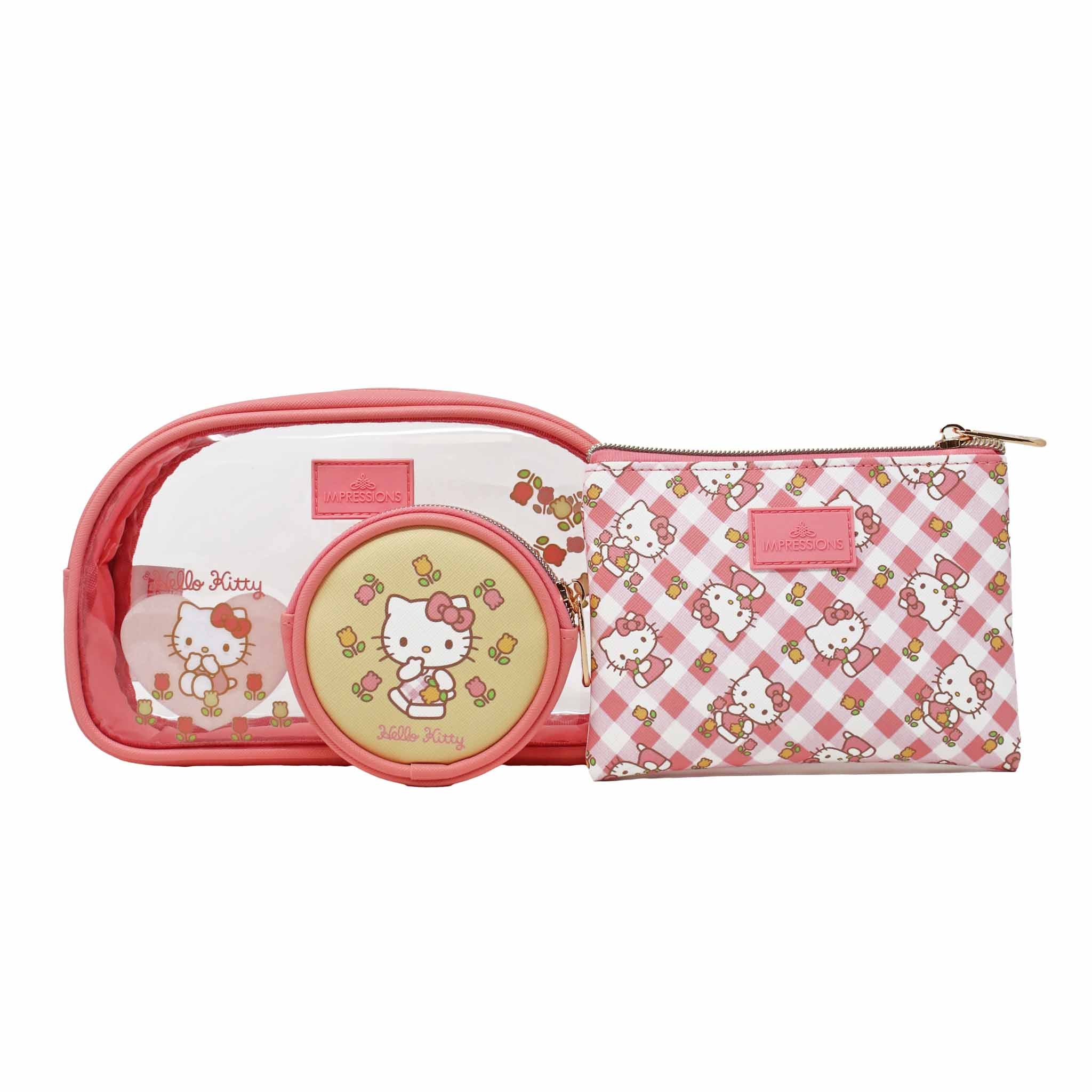 Hello Kitty® 3-PC Makeup Bag Set • Impressions Vanity Co.