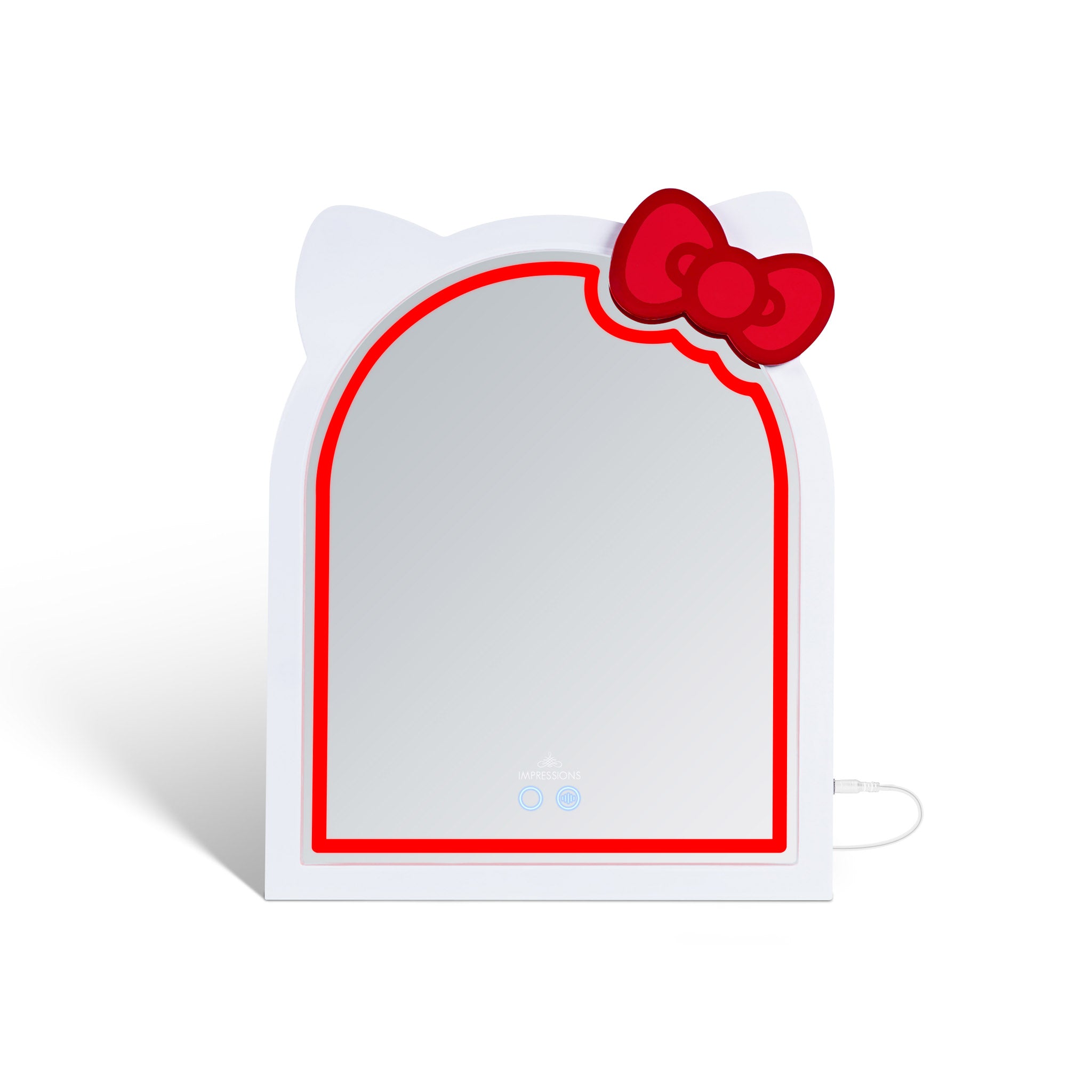 Hello Kitty® Arch RGB Tabletop Mirror • Impressions Vanity Co.