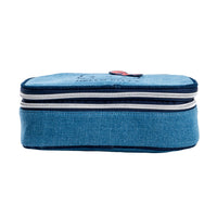 Hello Kitty® Denim Layered Makeup Bag