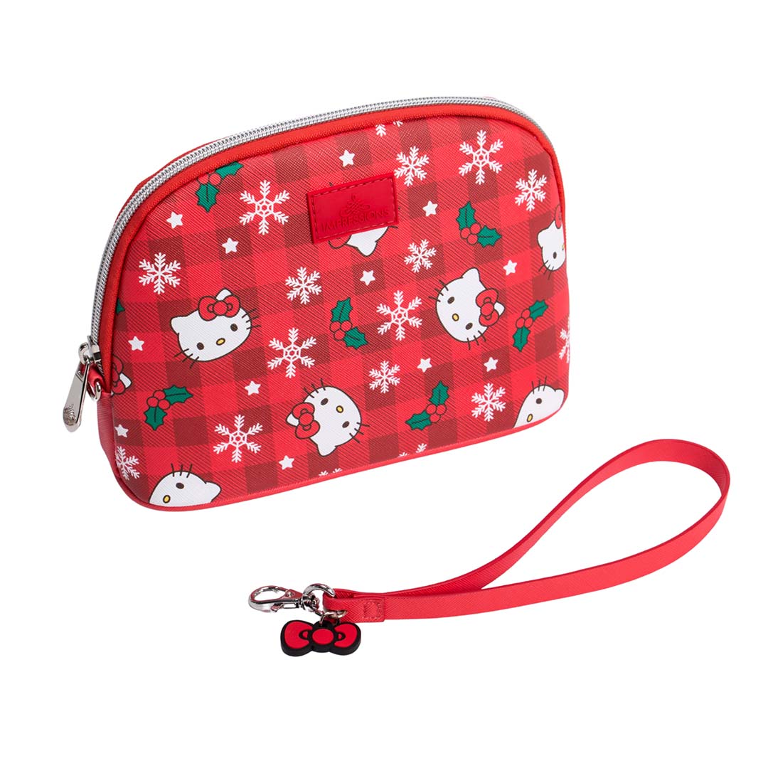 Hello Kitty® Gingham Arch Makeup Bag