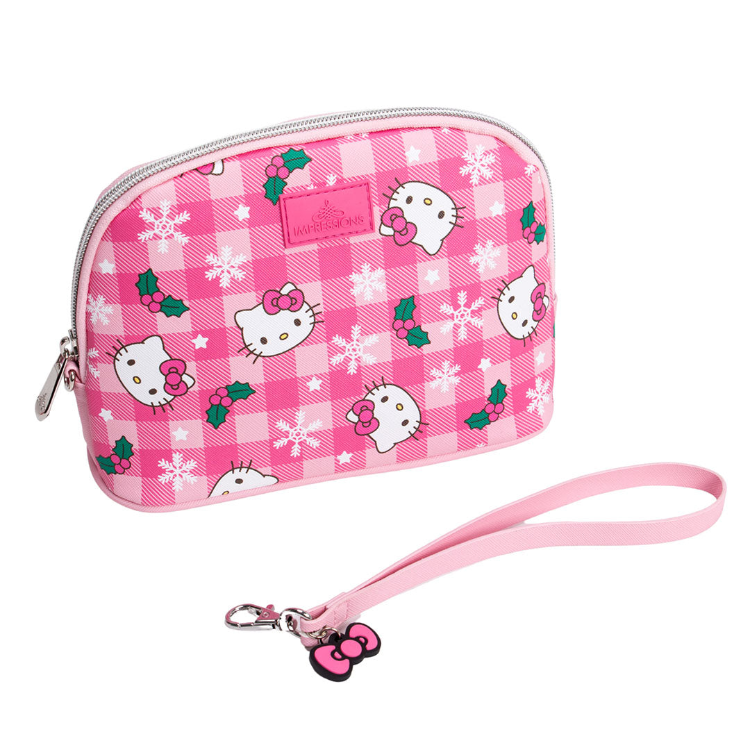 Hello Kitty® Gingham Arch Makeup Bag