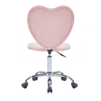 Heart Swivel Vanity Chair