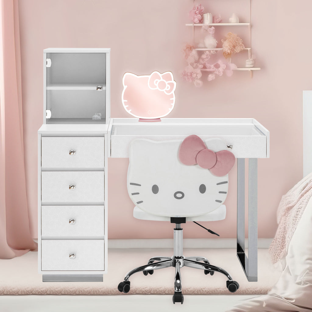Hello Desk Hello Kitty® SlayStation Duet Vanity Desk – Impressions Vanity Co.
