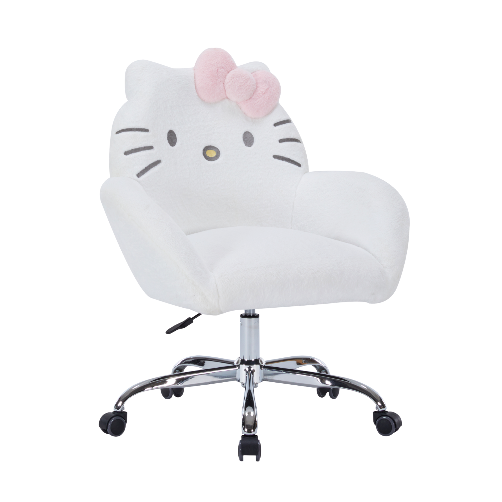 Hello Kitty Sherpa Swivel Vanity Chair - Thumbnail 2