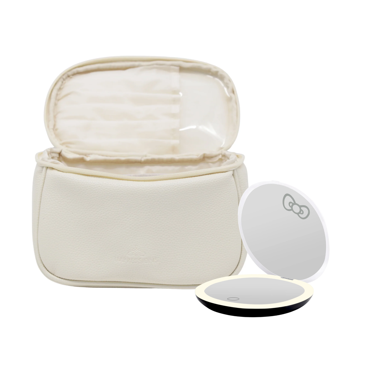 Dublin Cosmetic Bag + Hello Kitty® Swirl Compact Mirror