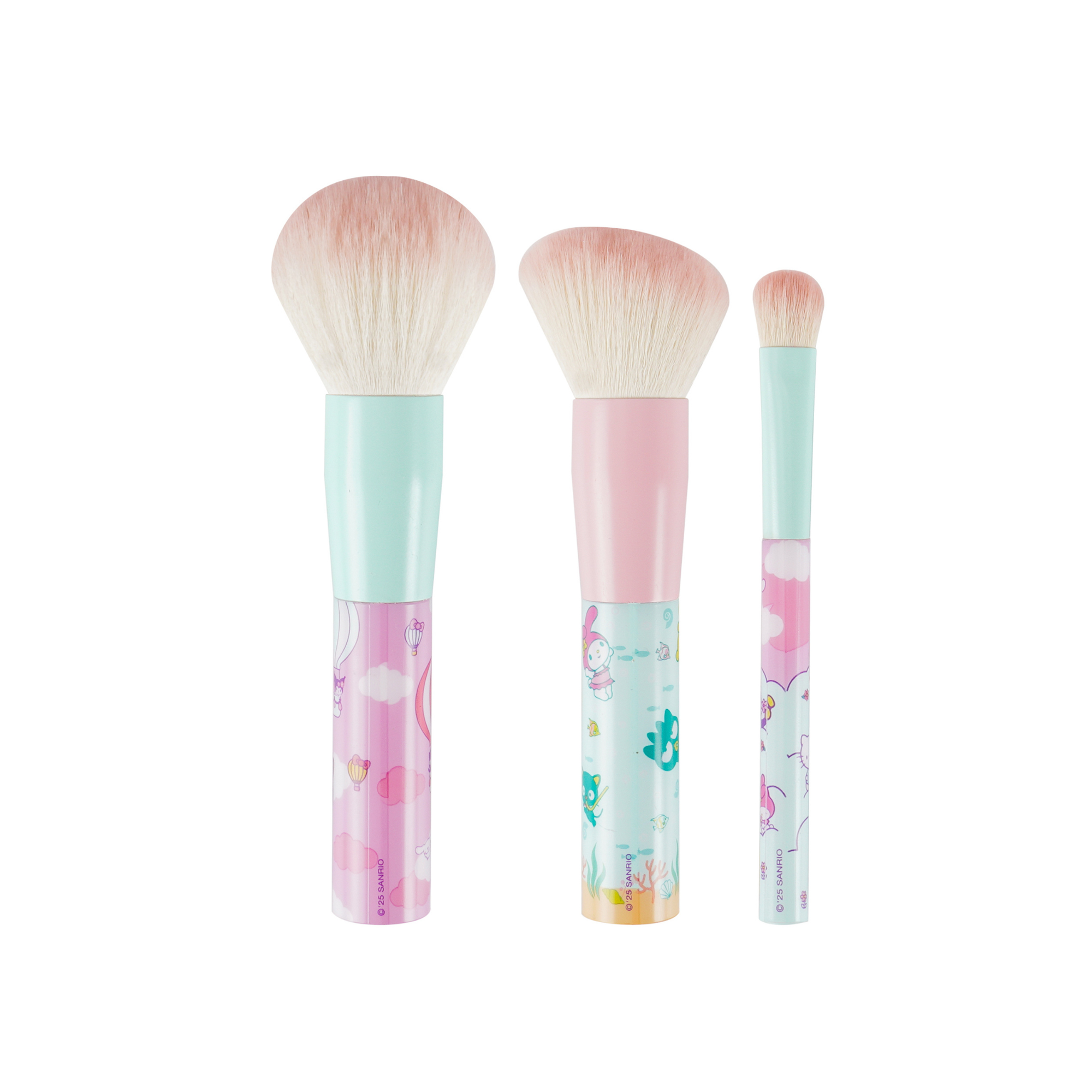 Hello Kitty® &amp; Friends 3-PC Mini Makeup Brush Set