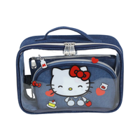 Hello Kitty® Denim 3-PC Makeup Bag Set