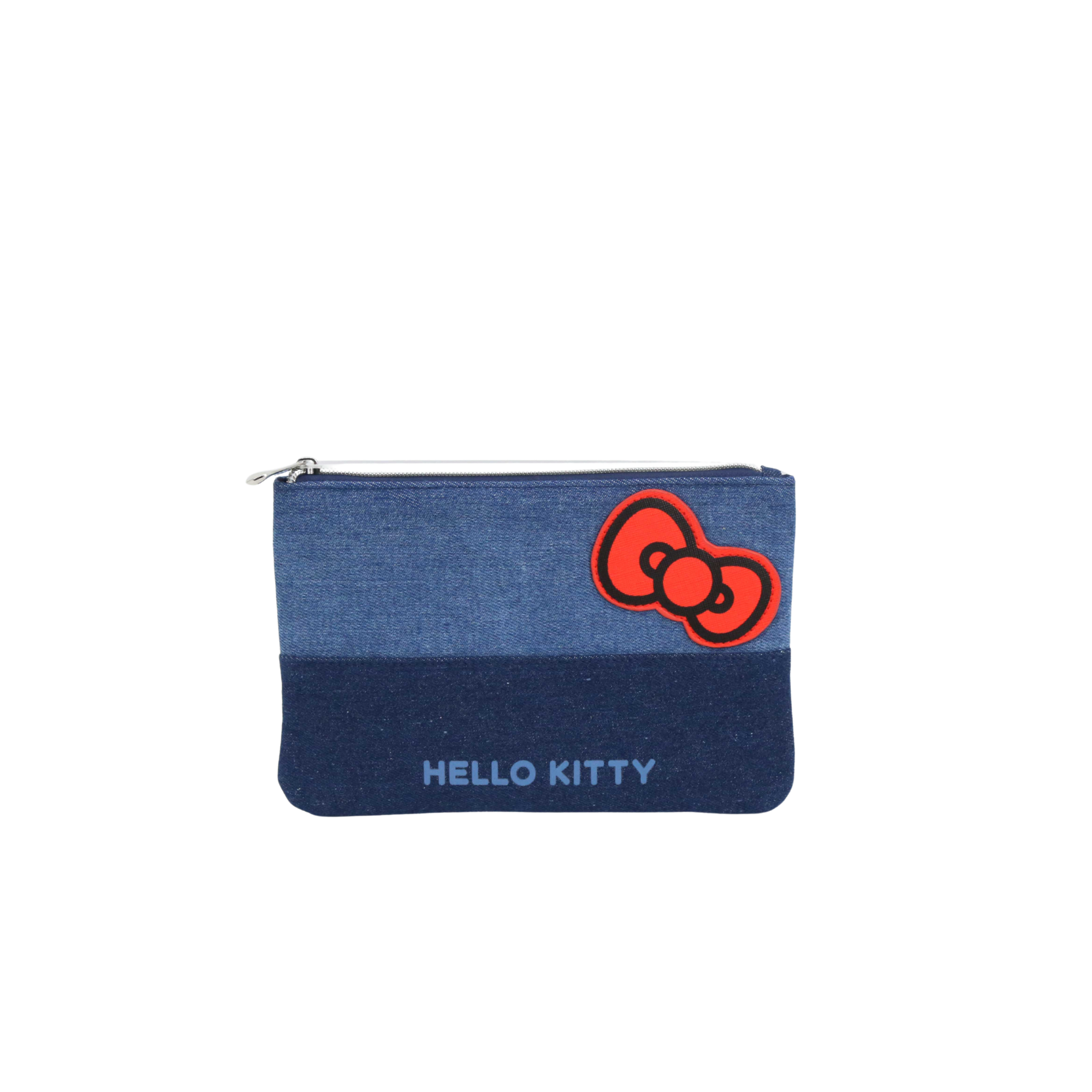 Hello Kitty® Denim 3-PC Makeup Bag Set