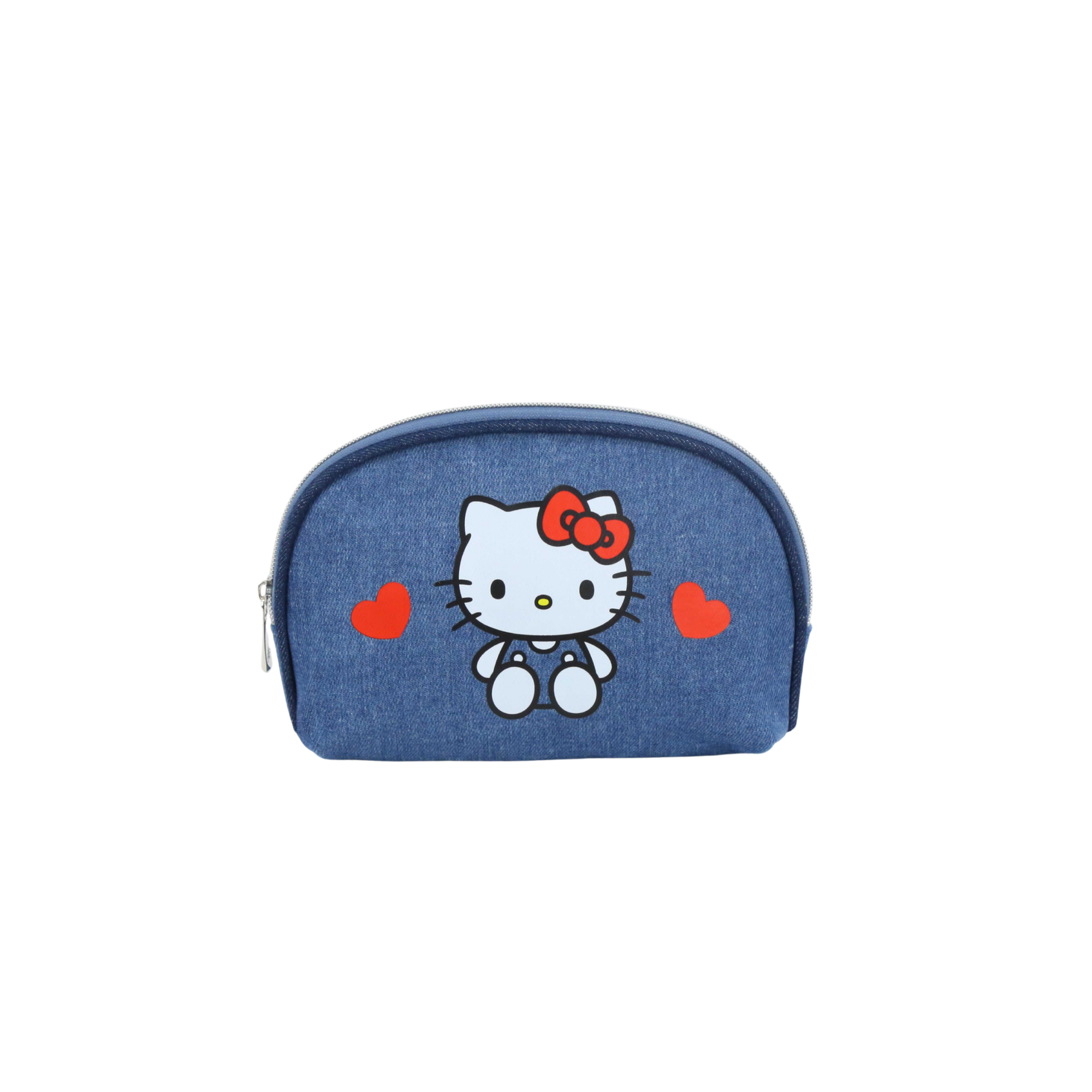 Hello Kitty® Denim 3-PC Makeup Bag Set